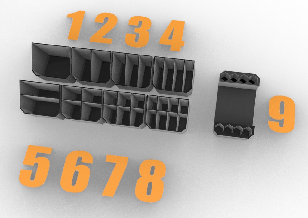 3D MRC モジュール式工具収納 2.0