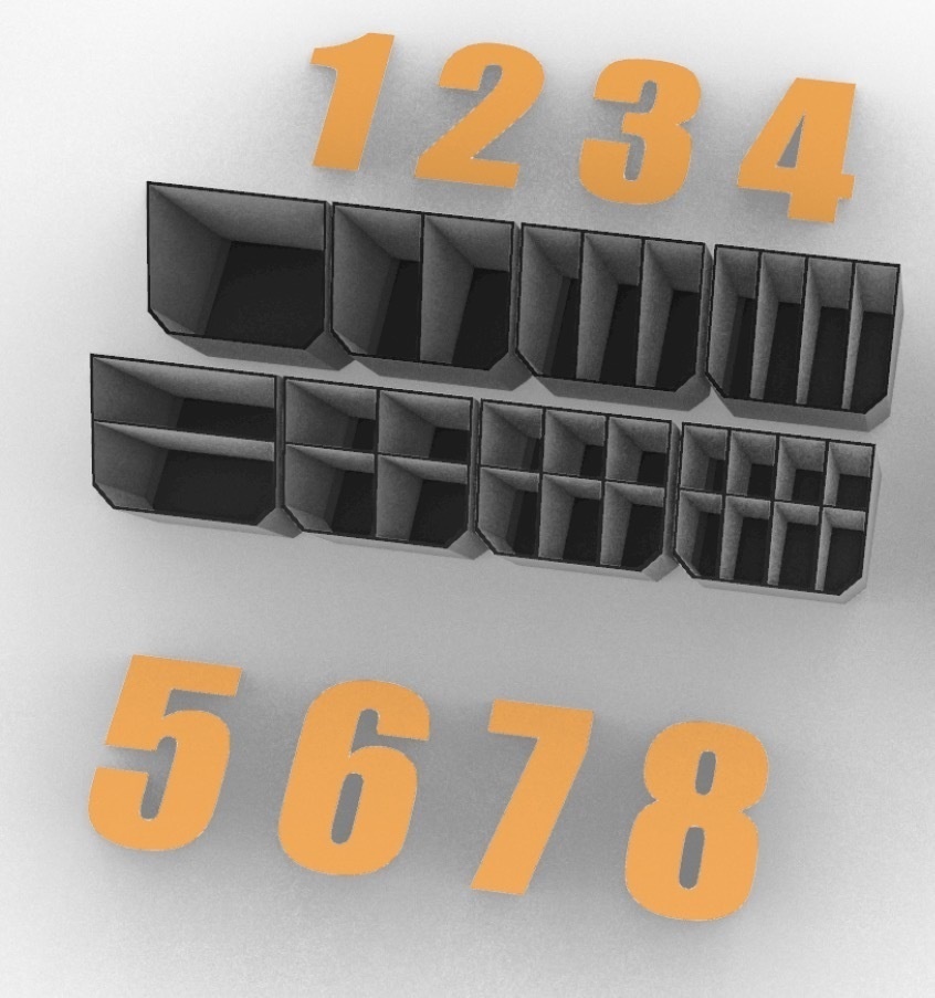 3D MRC モジュール式工具収納タワー