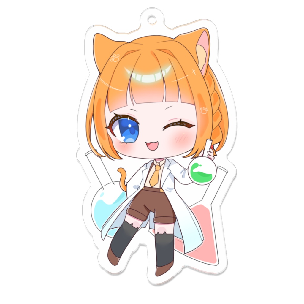 クエンのアクリルキーホルダー