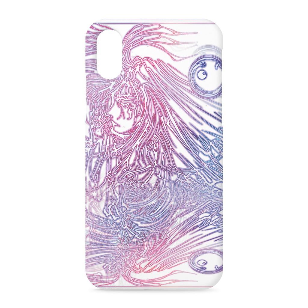 iPhoneケース for XS / X 黎刻 薄藤
