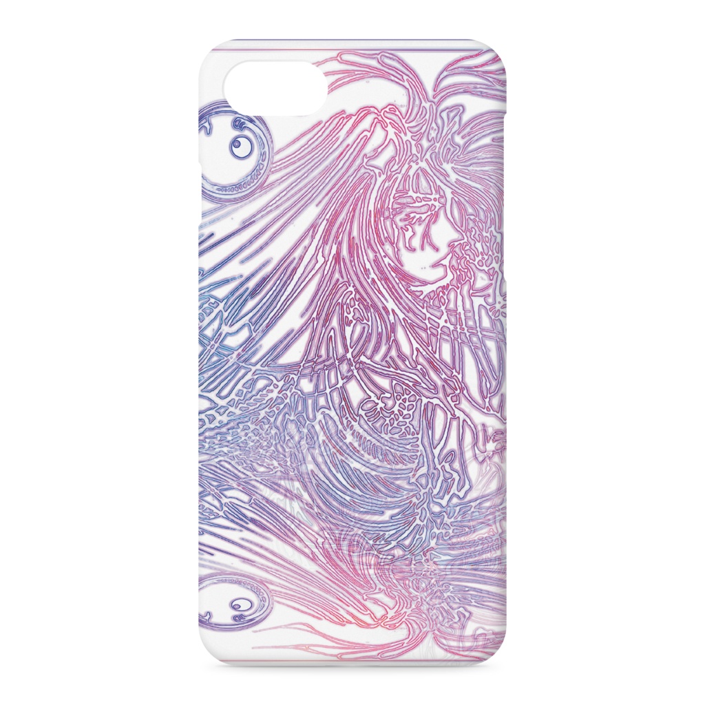 iPhoneケース for 8 / 7 黎刻 薄藤