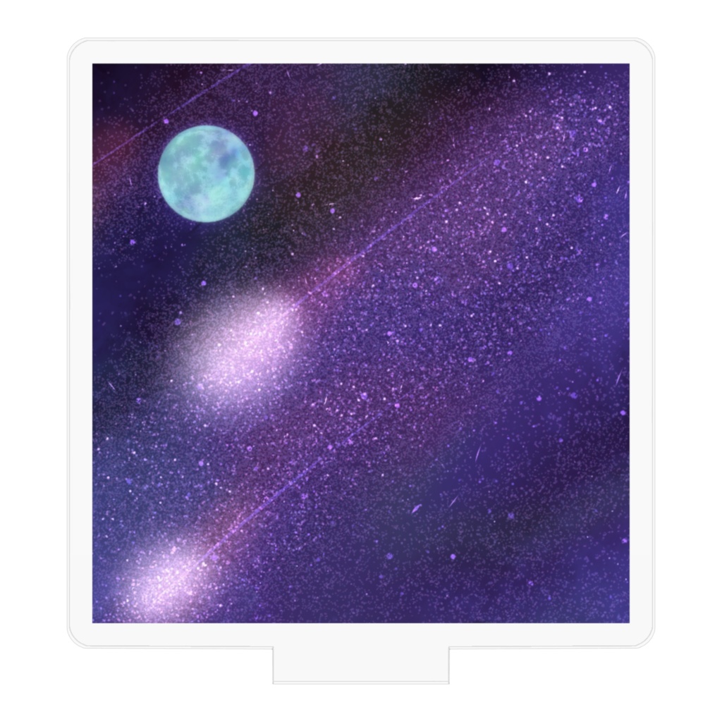 星空に浮かぶ月