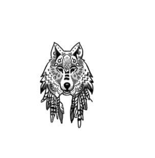Wolf tattoo png