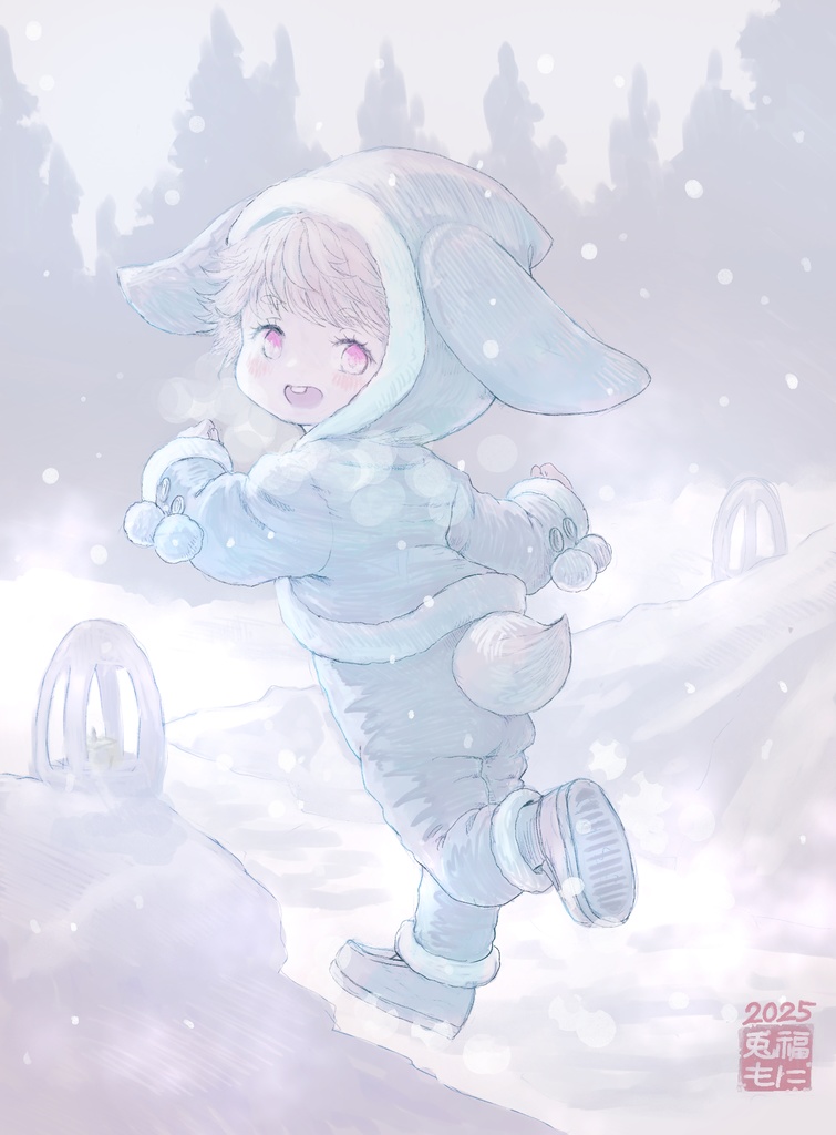 【FreeDL】2025年12月ケモミミカレンダー