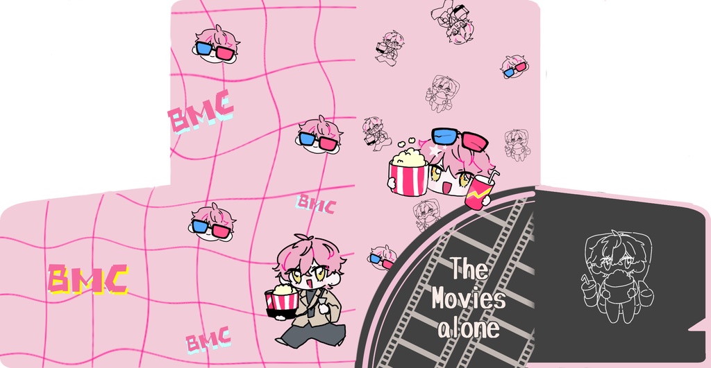 あやとの一人映画チケットホルダー