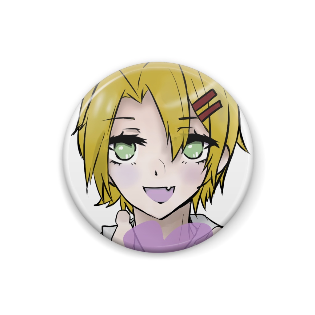 ちゃとらん缶バッチ