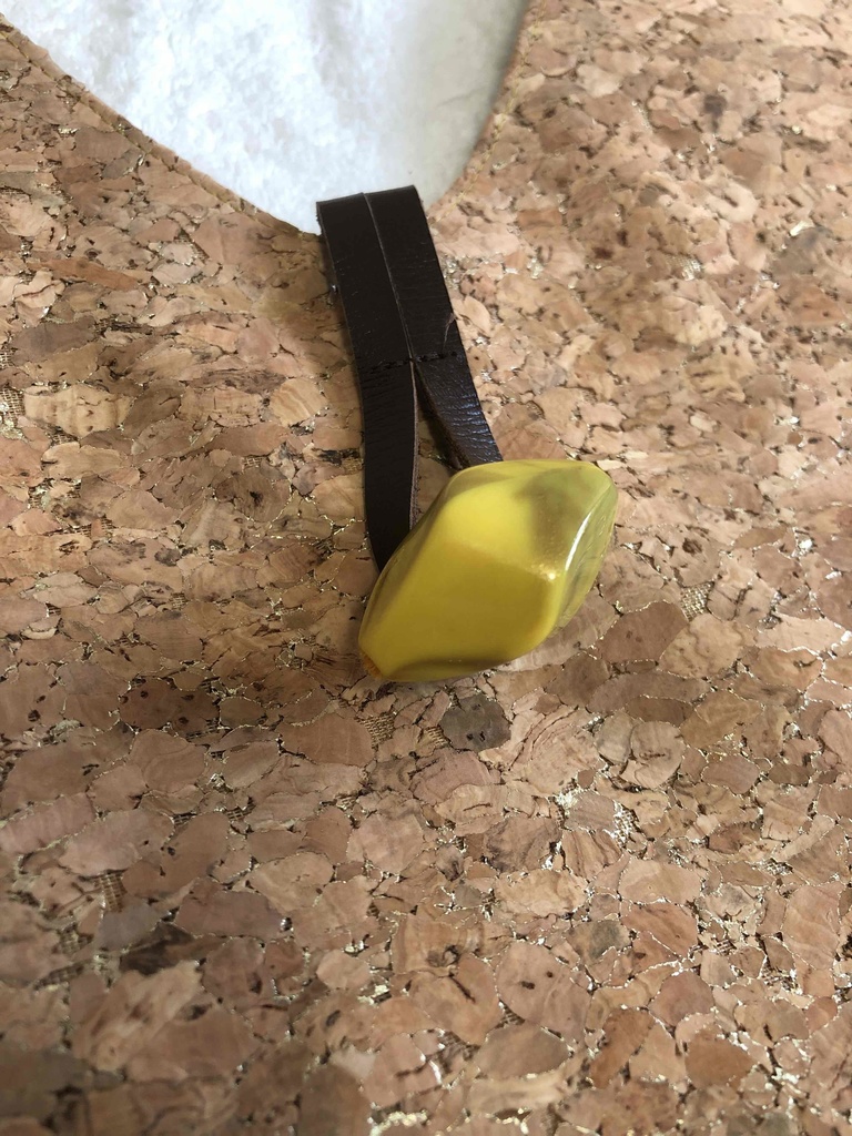 ウイグルのスカーフで仕立てた三角バッグ(青系②)