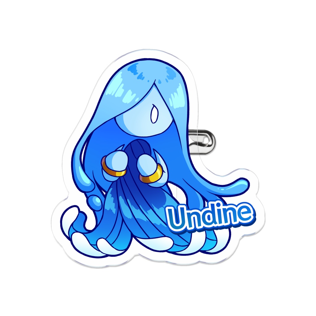 四大精霊アクリルバッジ