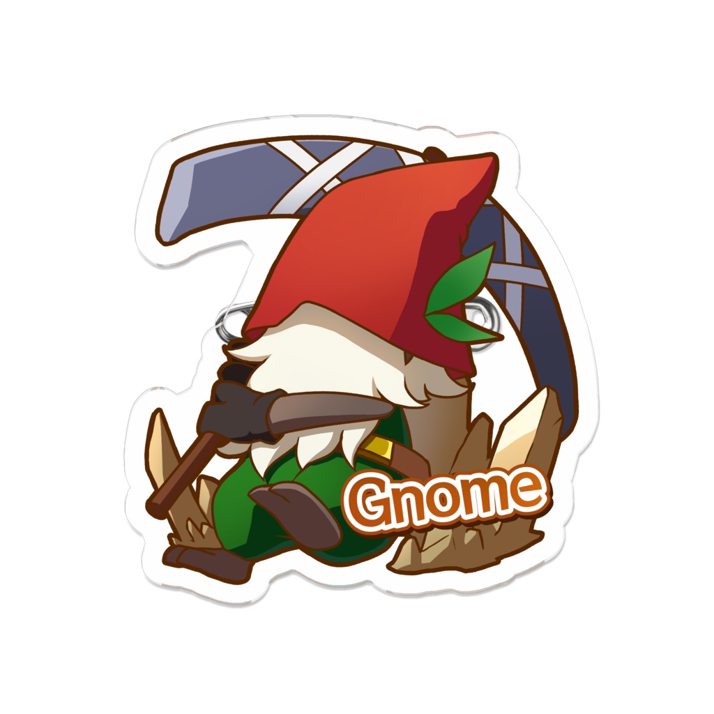 四大精霊アクリルバッジ