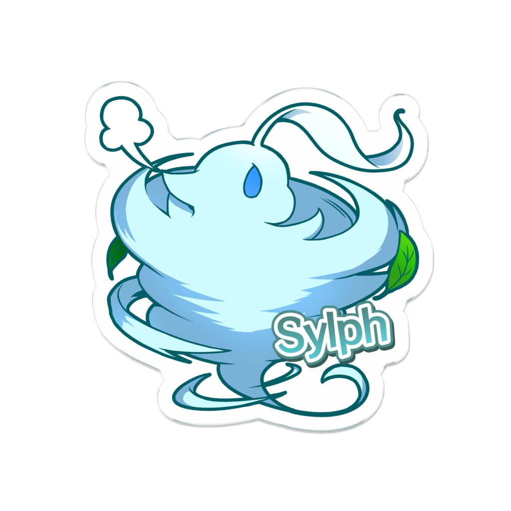 四大精霊アクリルバッジ