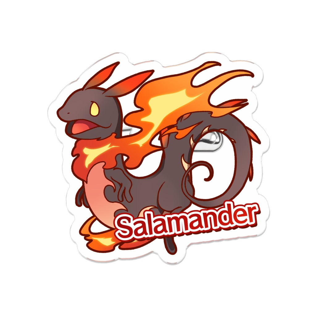 四大精霊アクリルバッジ