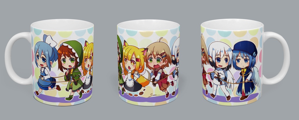 うちの子電車ごっこ マグカップ