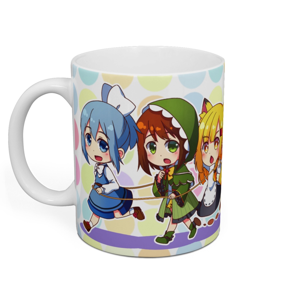 うちの子電車ごっこ マグカップ