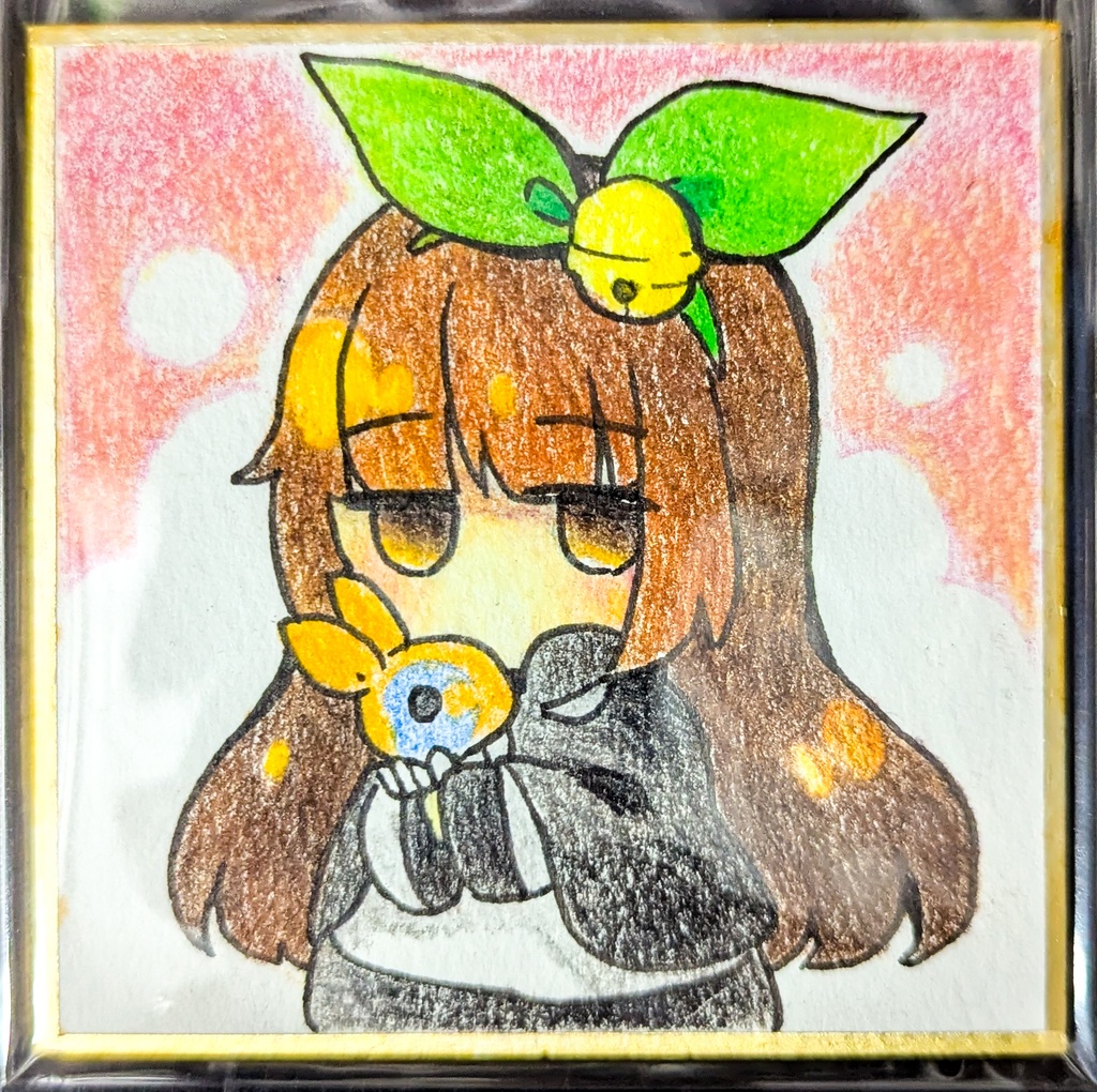 【創作】豆色紙イラスト　アイ