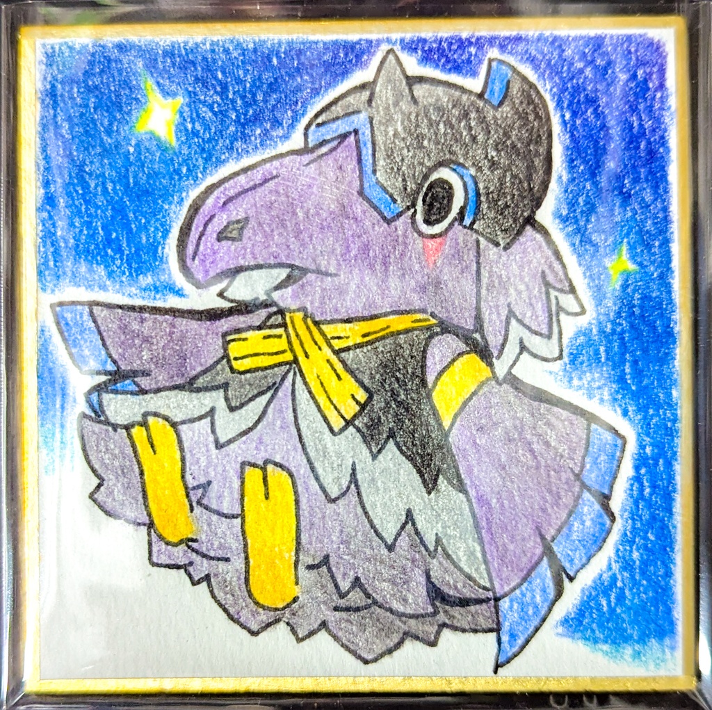 【創作】豆色紙イラスト　5号