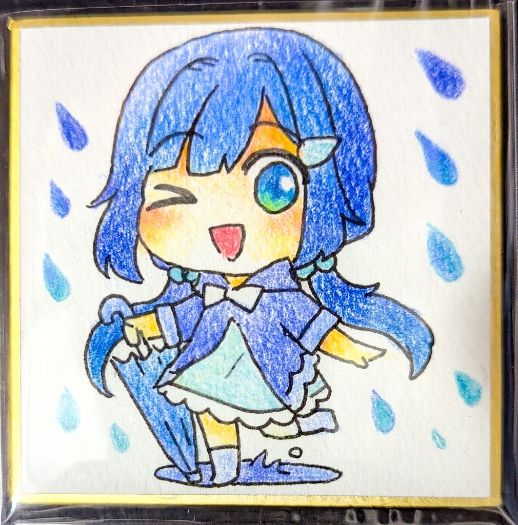 【創作】豆色紙イラスト　マーシャ