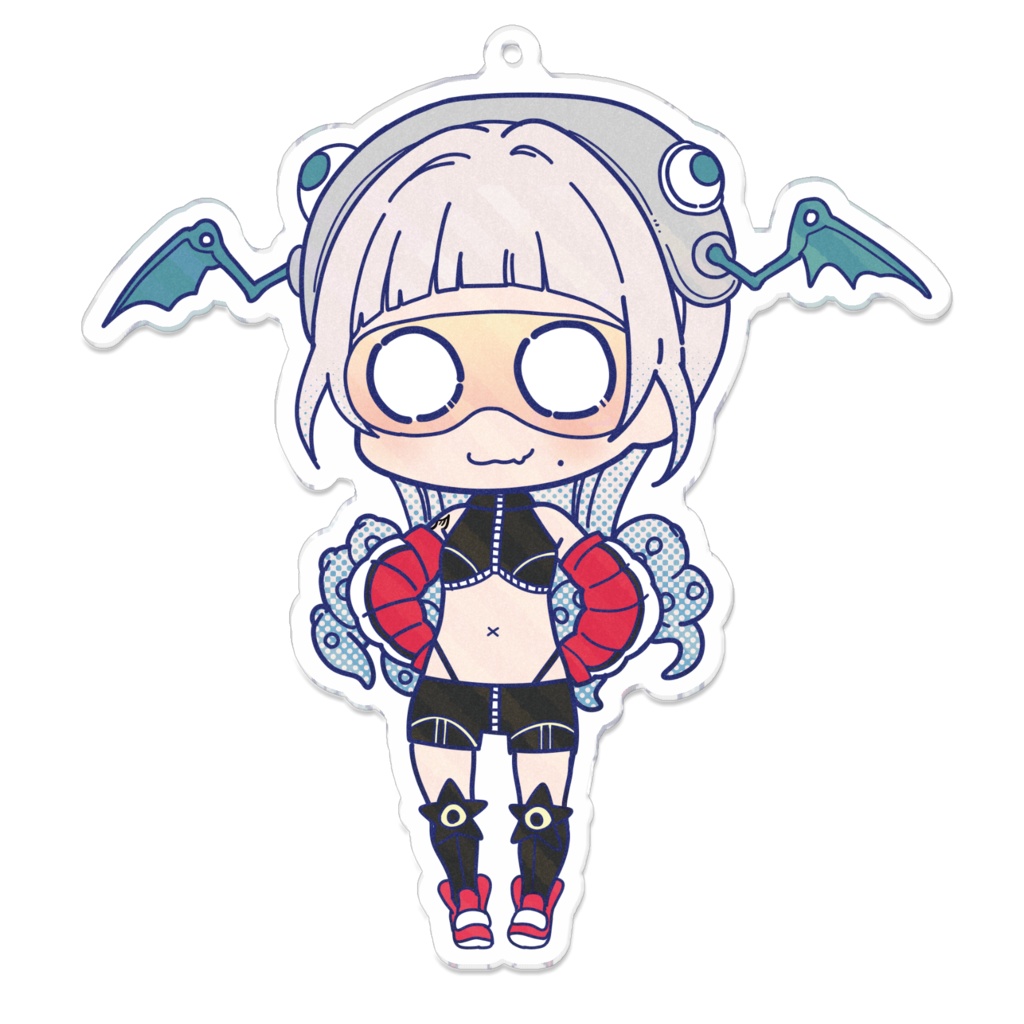 アクリルキーホルダー【ぽちまる】