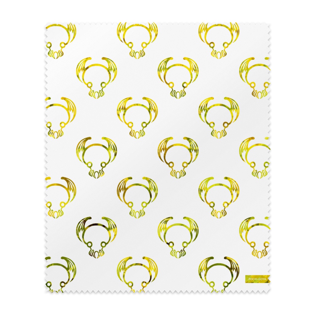 メガネ拭き・名状しがたき黄色ver【ぽち小屋。】