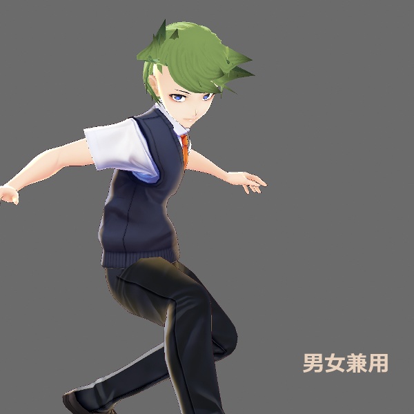 【VRoidβ版】生徒会長っぽいヘアプリセット