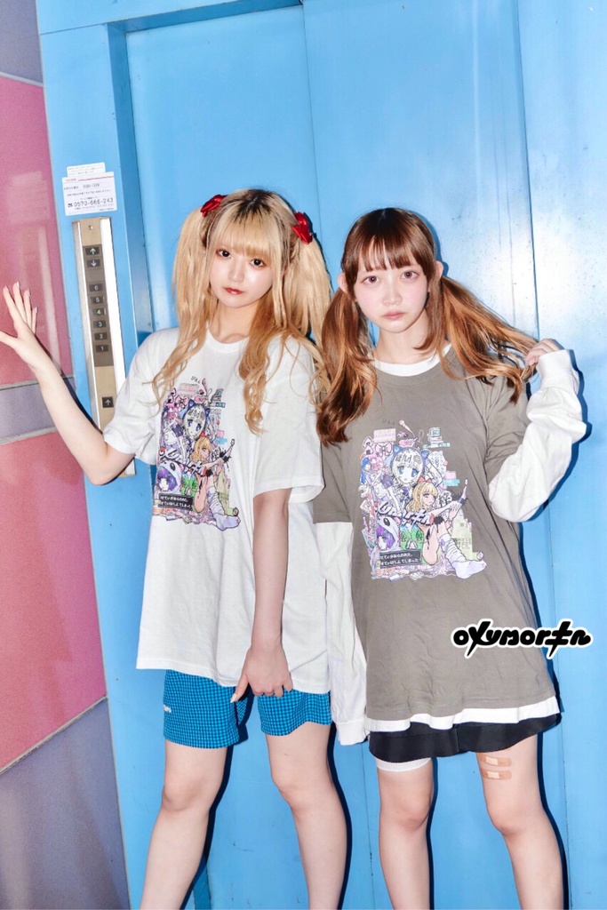 oxymor≠n✖️エース明 Tシャツ