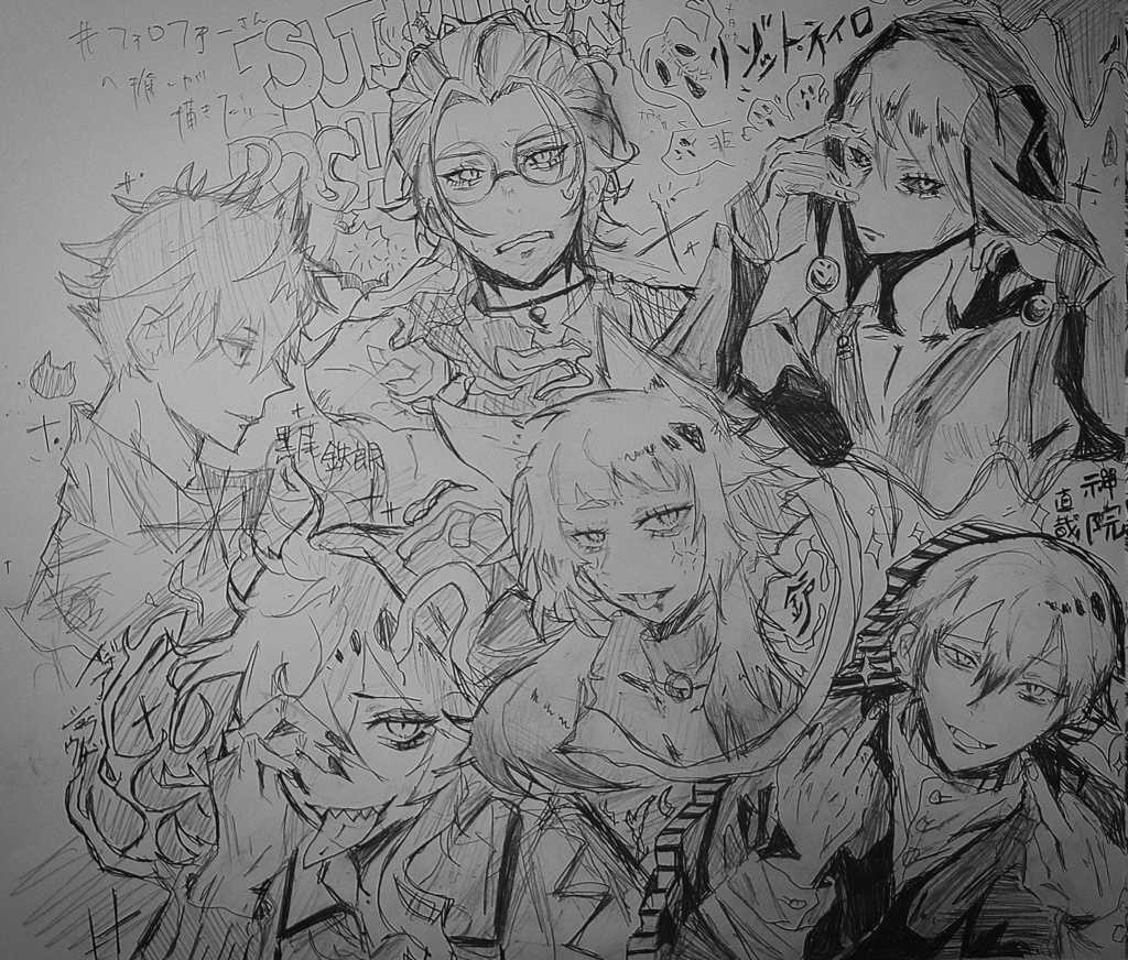 オーダーメイド イラストハガキ ／色紙