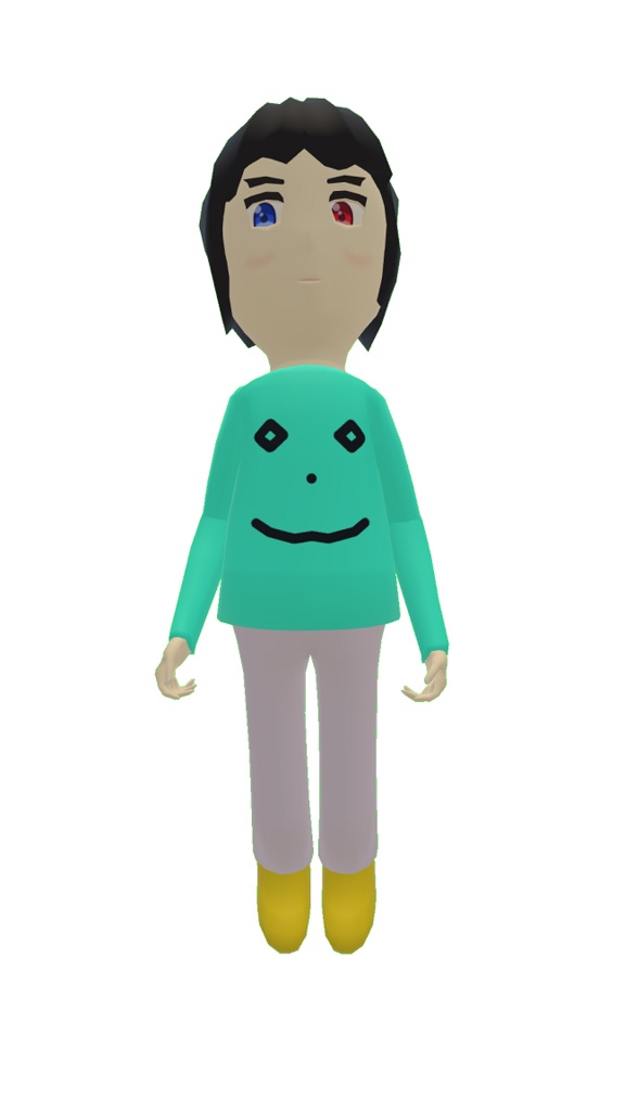 VRChat想定アバター「太田山河」