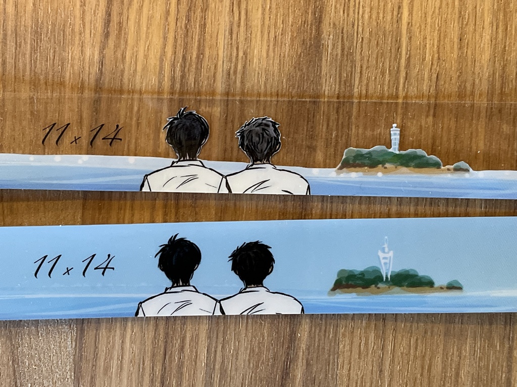 PVCリストバンド「透明な空」（クリックポスト）