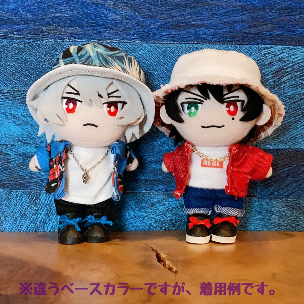 ブラックベースリバーシブルバケハ(10cm.12cmぬい用)