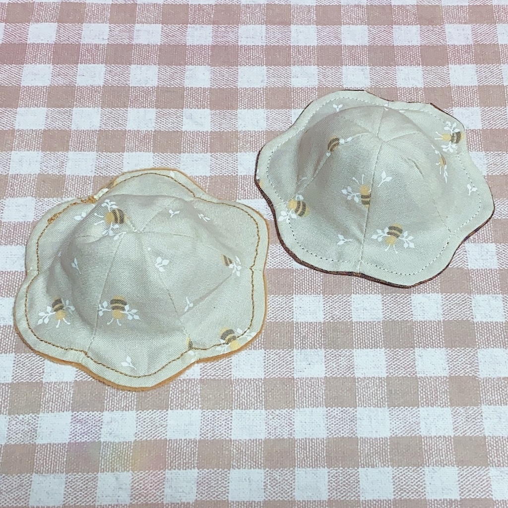 耳付きチューリップハット(はちとくまさん)