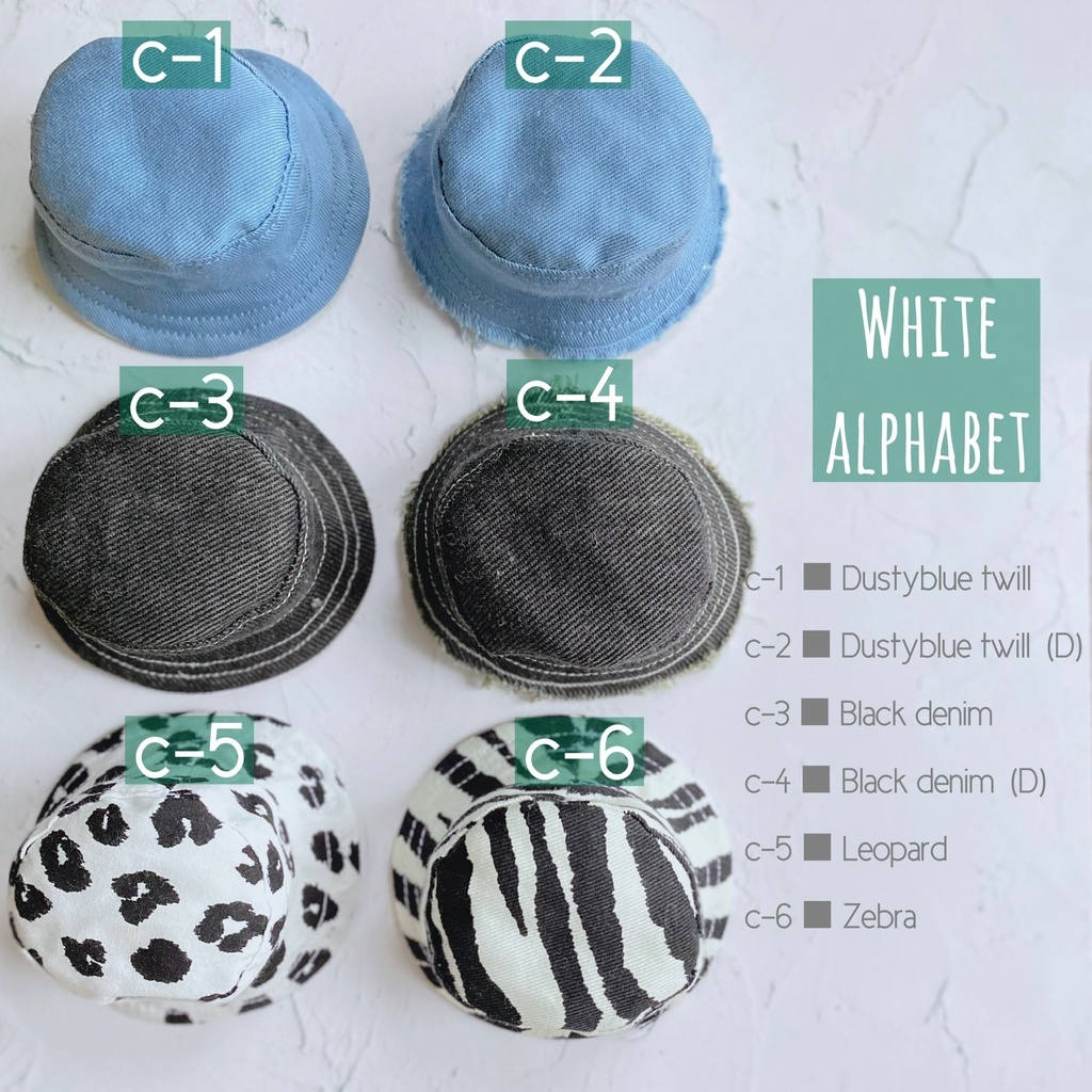 派手柄リバーシブルバケハ(10cm.12cmぬい用)