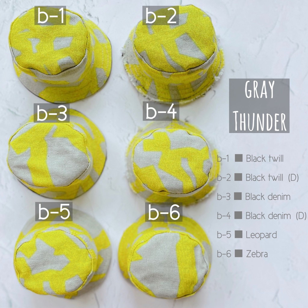 派手柄リバーシブルバケハ(10cm.12cmぬい用)