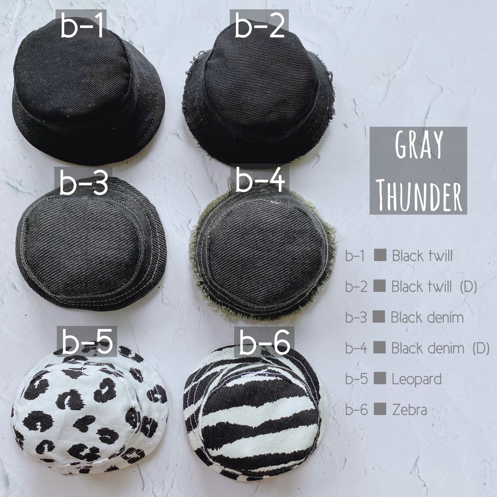 派手柄リバーシブルバケハ(10cm.12cmぬい用)