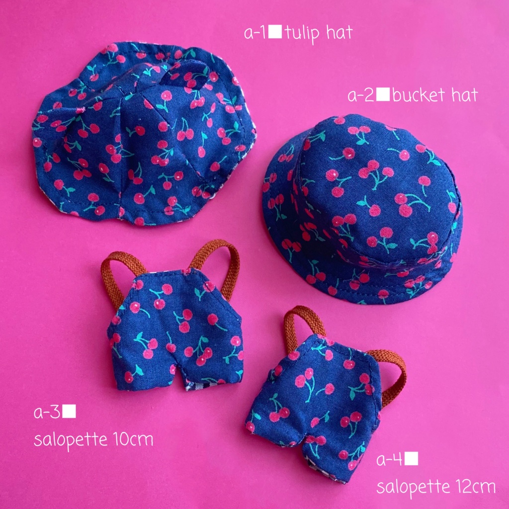 さくらんぼとギンガム