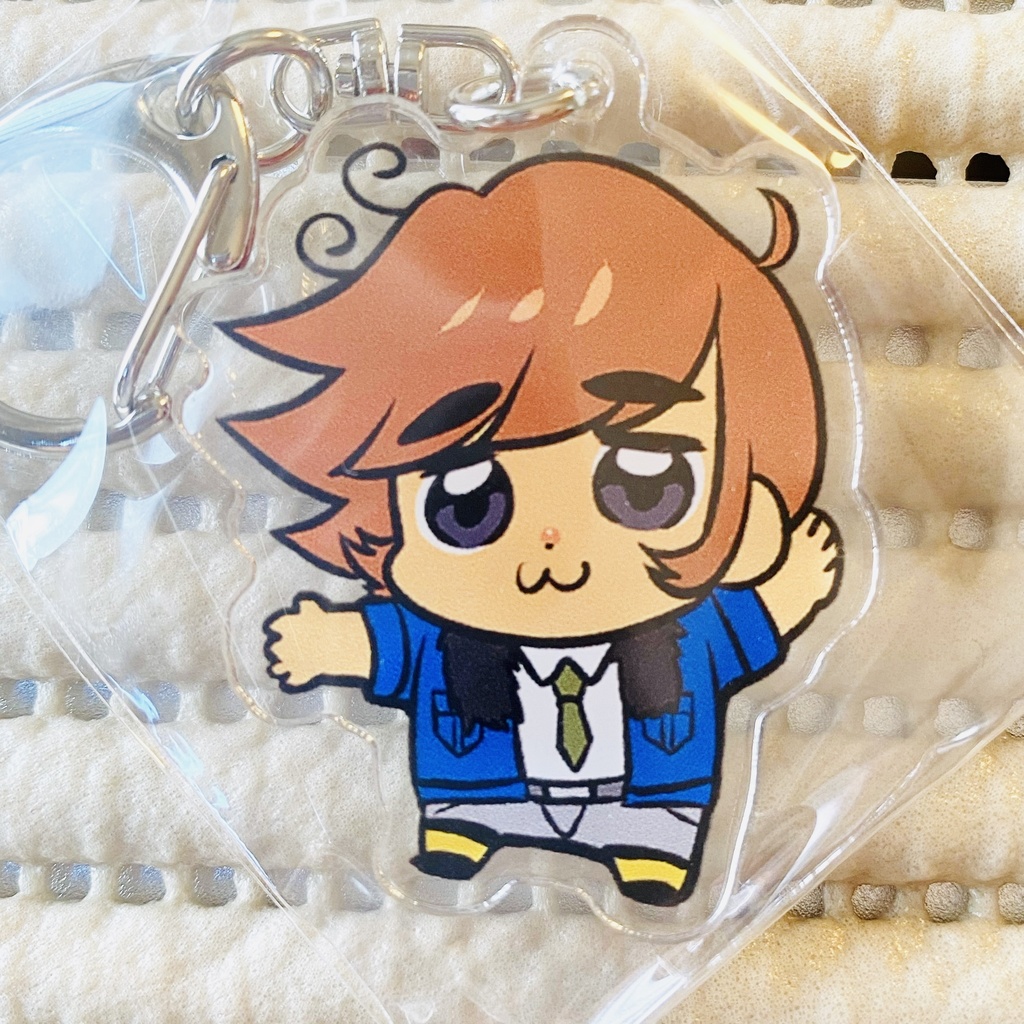 アクリルキーホルダー岩城波彦+キラキラシール