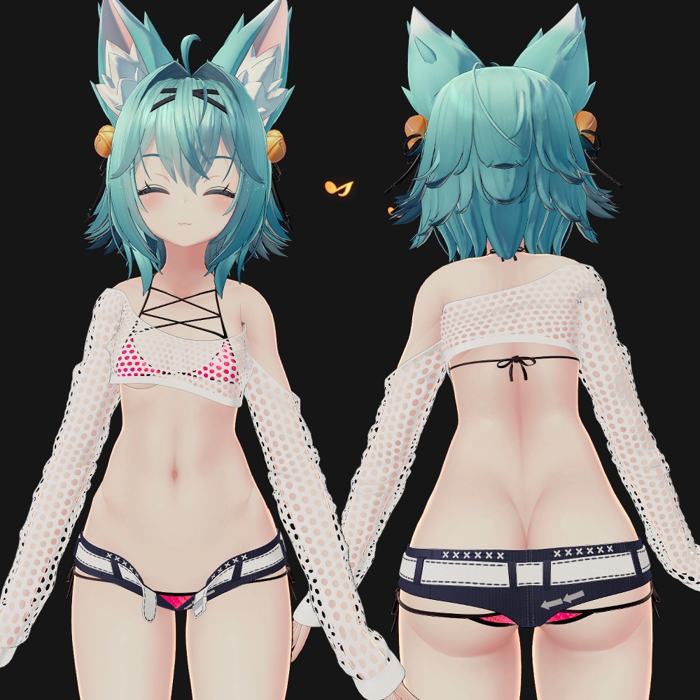 【竜胆ちゃん用】透けTビキニ