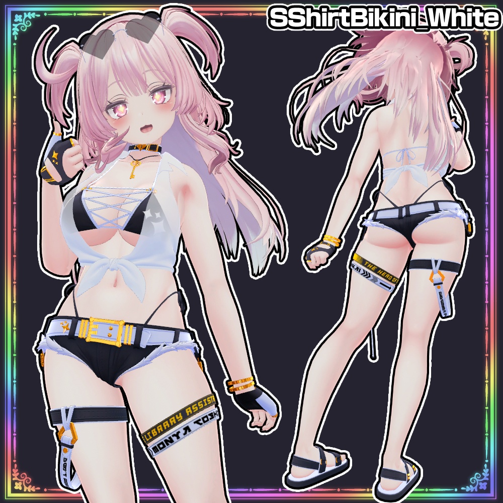 【Selestia用】透けシャツビキニ