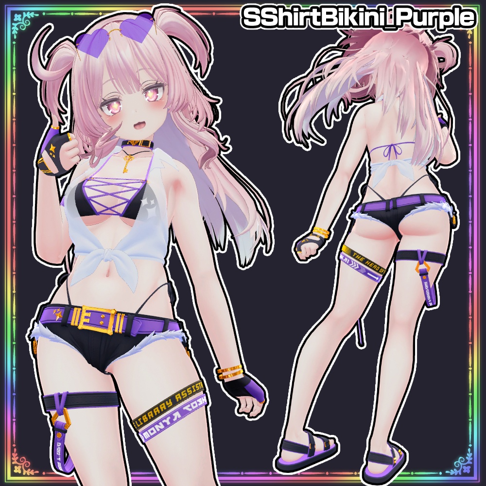 【Selestia用】透けシャツビキニ