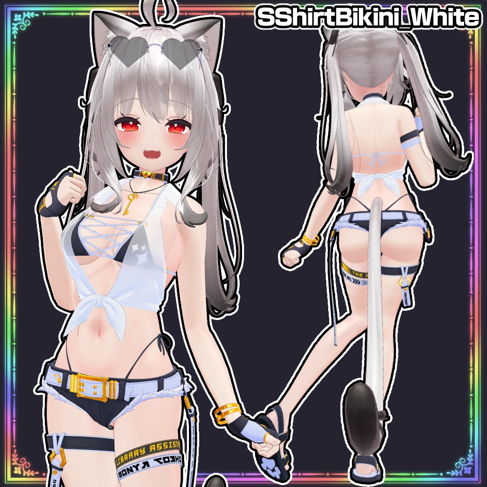 【Maya用】透けシャツビキニ