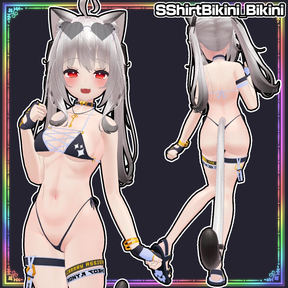 【Maya用】透けシャツビキニ