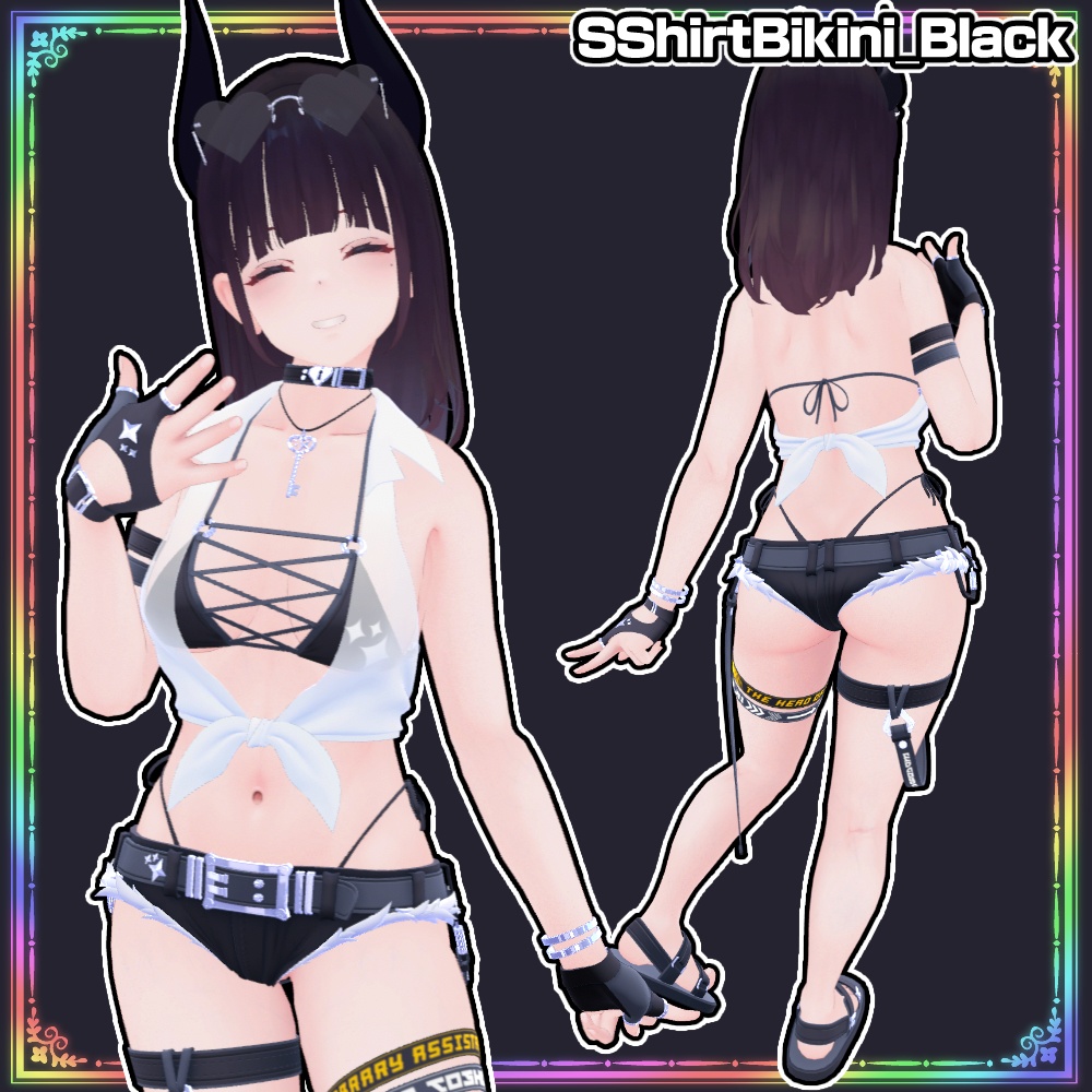 【くろなつ用】透けシャツビキニ