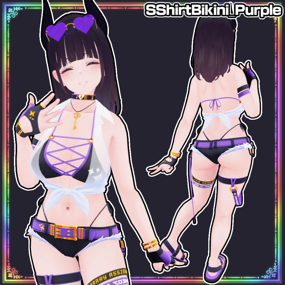 【くろなつ用】透けシャツビキニ