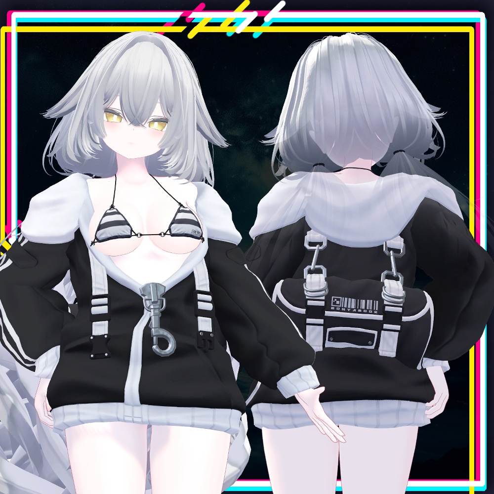 【複数アバター対応】もにゃもにゃパーカー