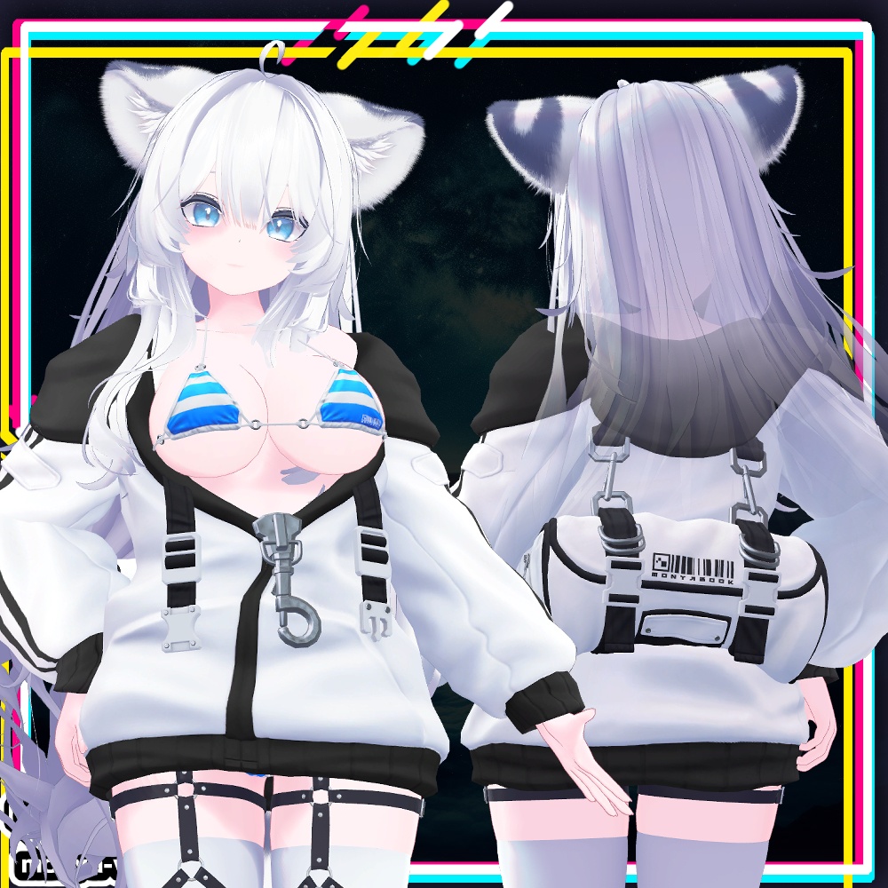 【複数アバター対応】もにゃもにゃパーカー