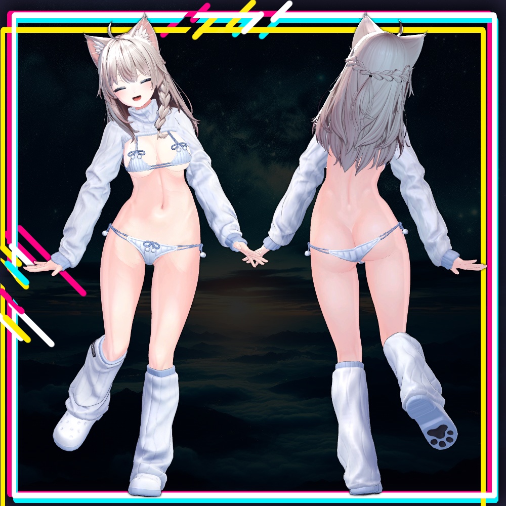 【複数アバター対応】もにゃもにゃセーター