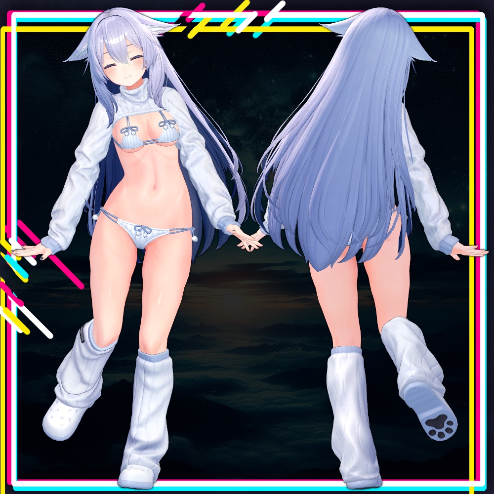 【複数アバター対応】もにゃもにゃセーター