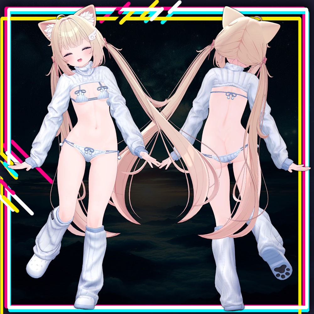 【複数アバター対応】もにゃもにゃセーター