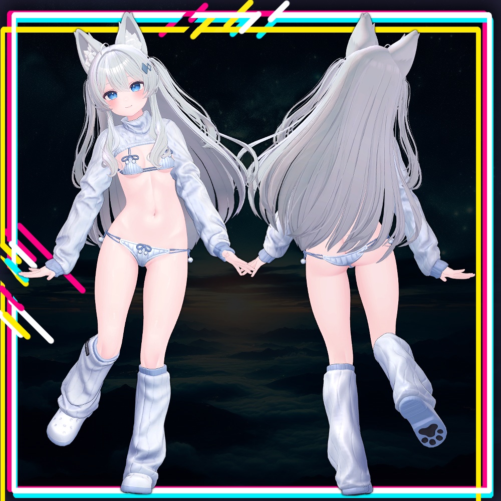 【複数アバター対応】もにゃもにゃセーター