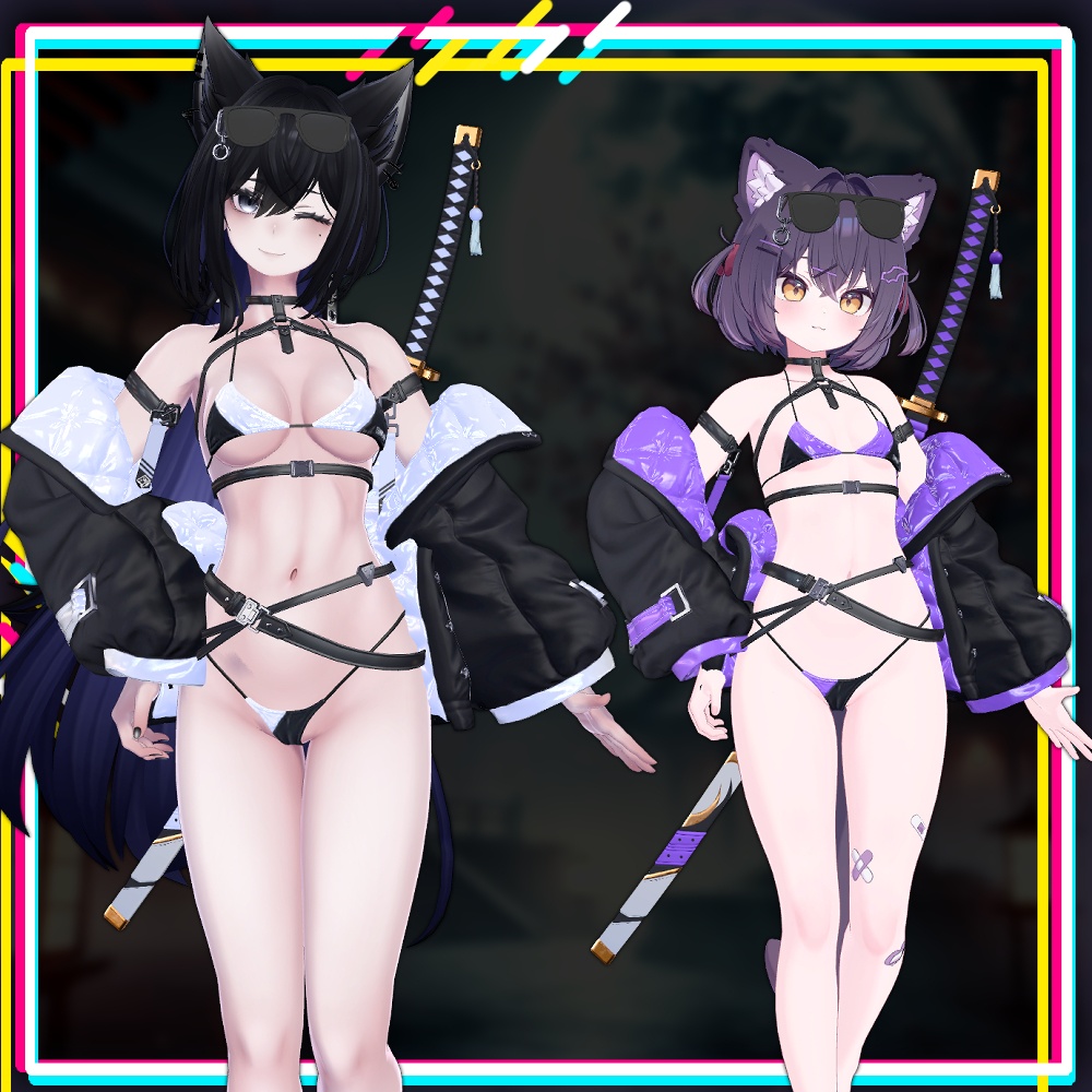 【複数アバター対応】もにゃもにゃジャケット2