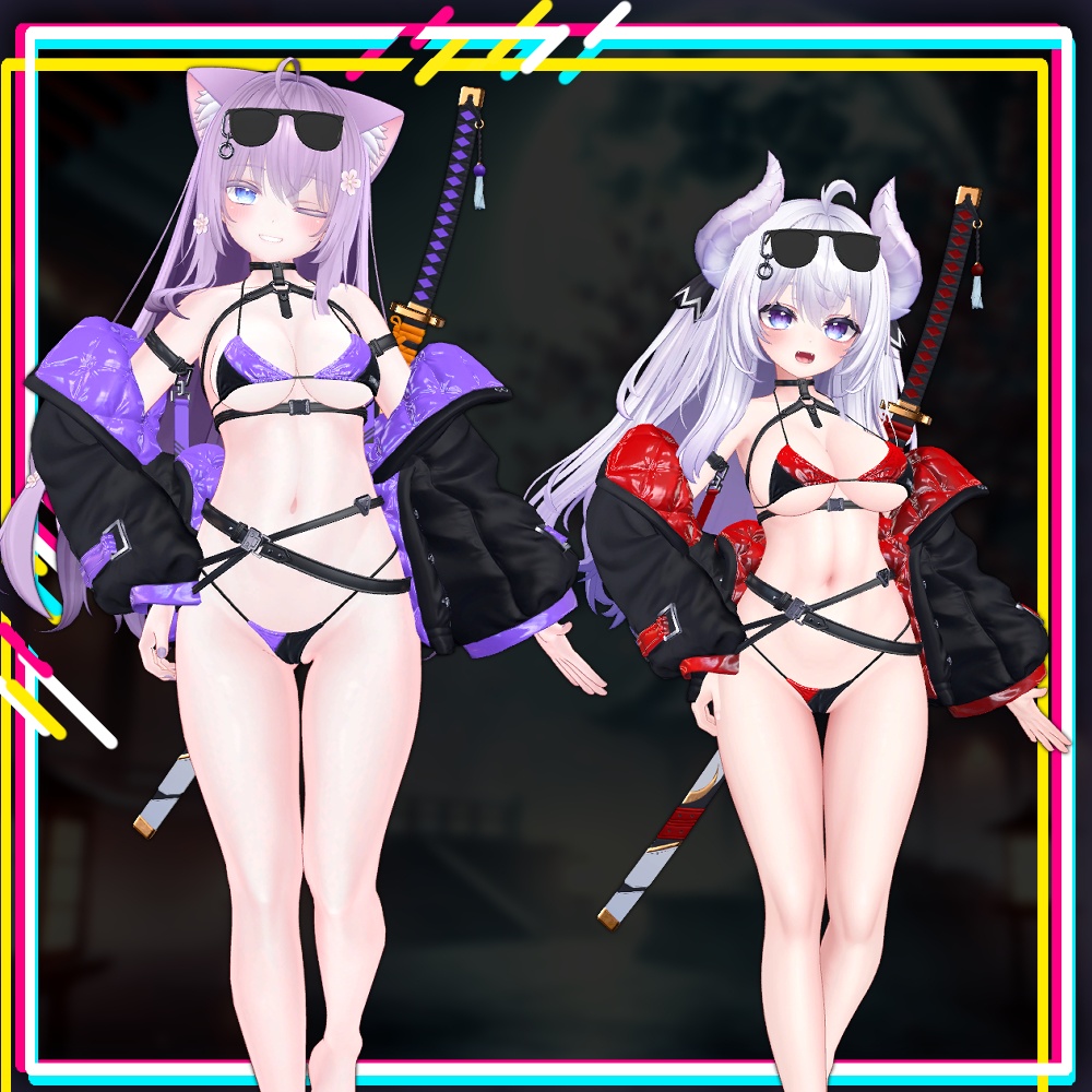 【複数アバター対応】もにゃもにゃジャケット2