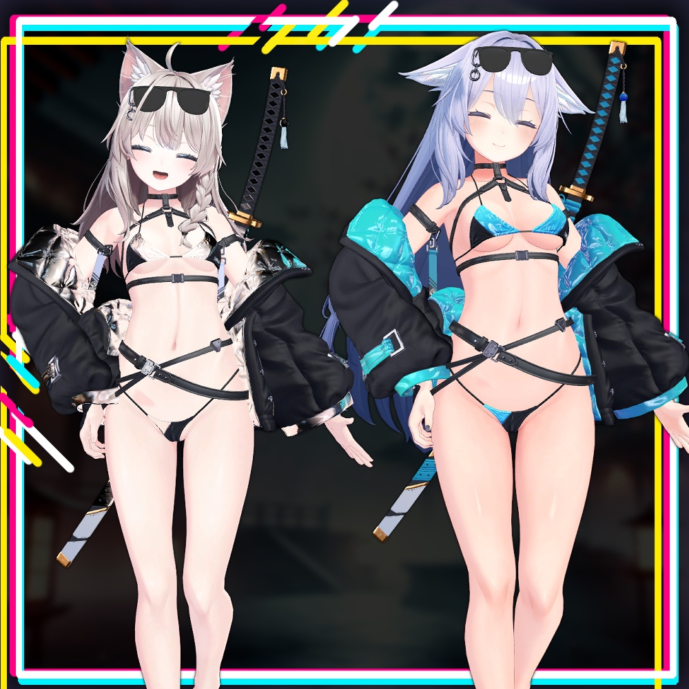 【複数アバター対応】もにゃもにゃジャケット2